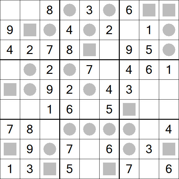 Even-Odd Sudoku - Easy