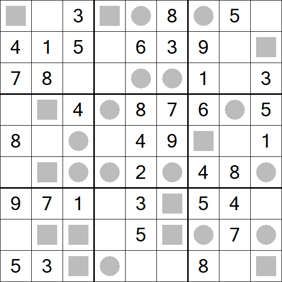 Even-Odd Sudoku - Easy