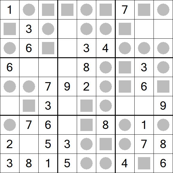 Even-Odd Sudoku - Easy