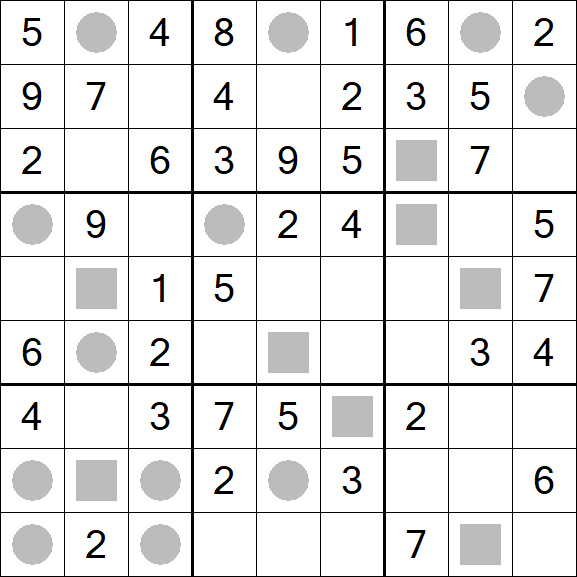 Even-Odd Sudoku - Easy