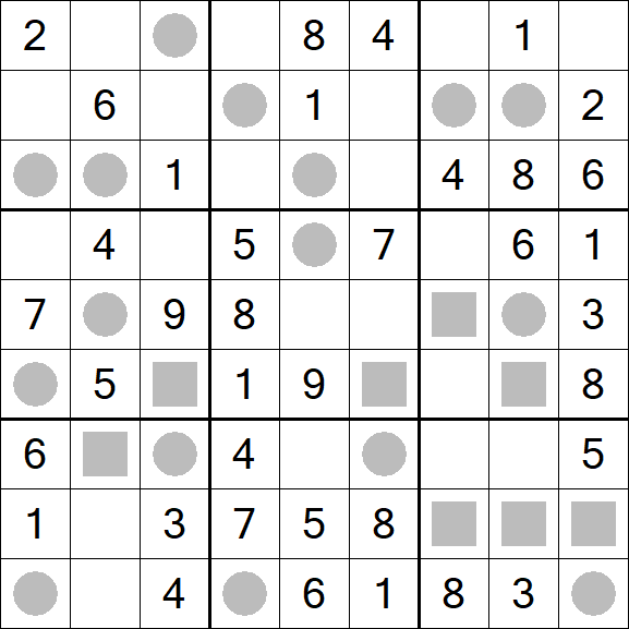 Even-Odd Sudoku - Einfach