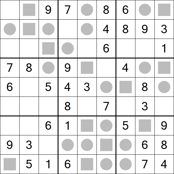 Even-Odd Sudoku - Easy