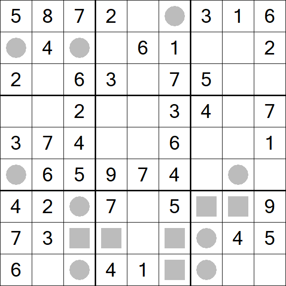 Even-Odd Sudoku - Easy