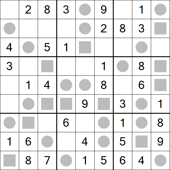 Even-Odd Sudoku - Easy
