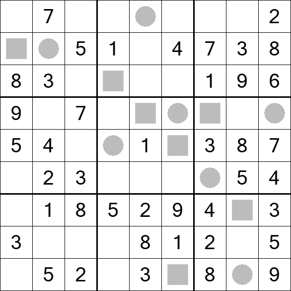 Even-Odd Sudoku - Einfach