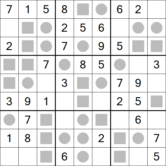 Even-Odd Sudoku - Easy