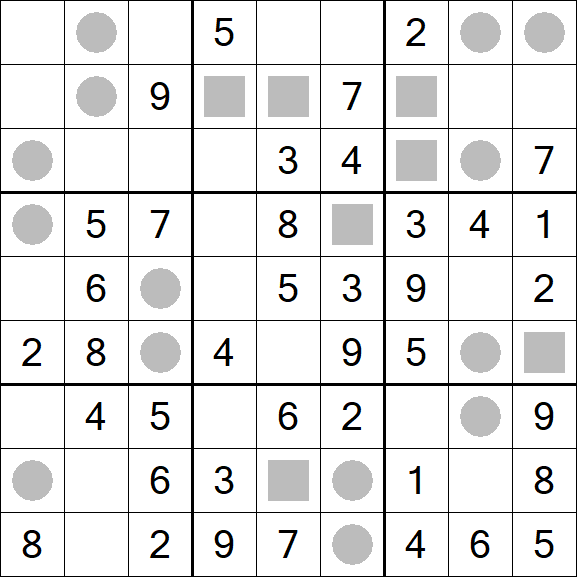 Even-Odd Sudoku - Einfach