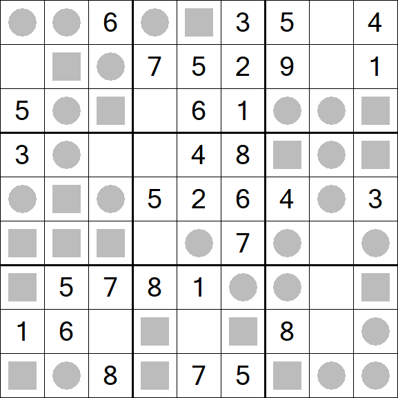 Even-Odd Sudoku - Einfach