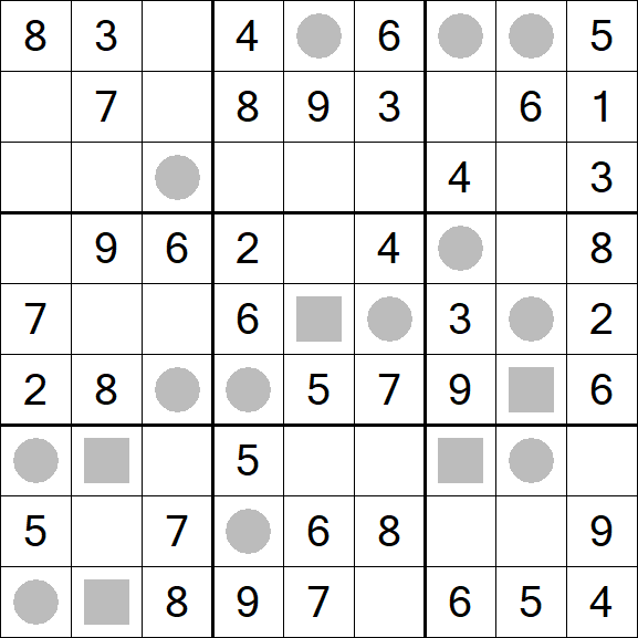 Even-Odd Sudoku - Easy
