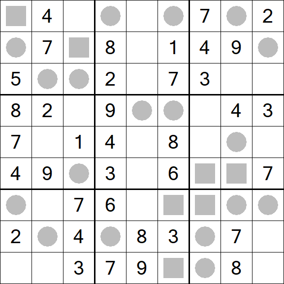 Even-Odd Sudoku - Easy