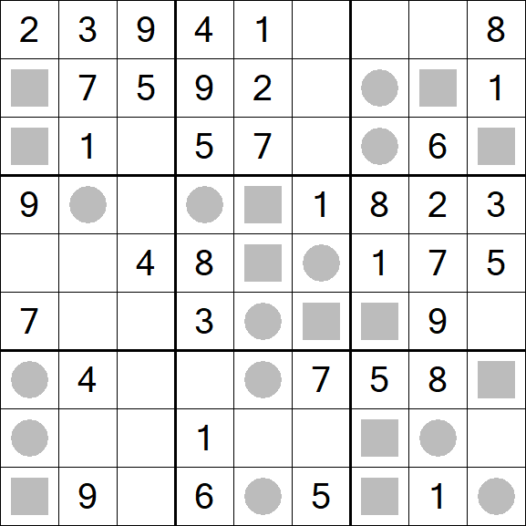 Even-Odd Sudoku - Einfach