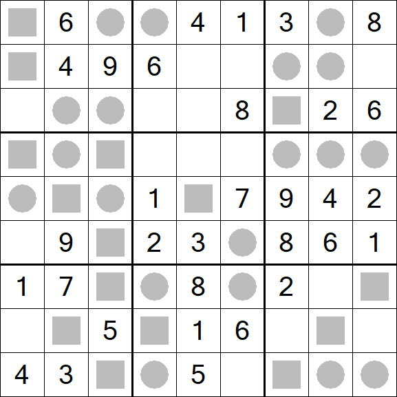 Even-Odd Sudoku - Einfach