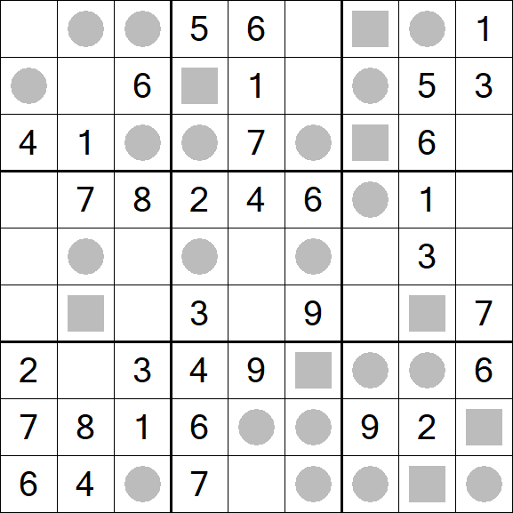 Even-Odd Sudoku - Einfach