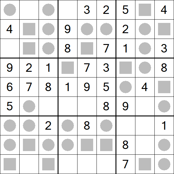 Even-Odd Sudoku - Einfach