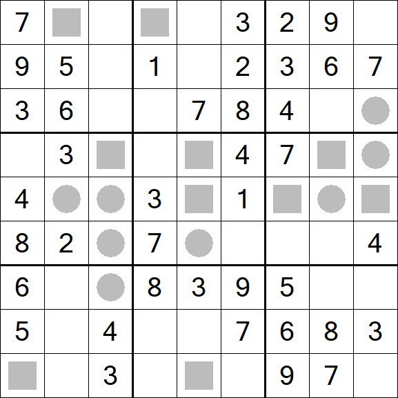 Even-Odd Sudoku - Einfach