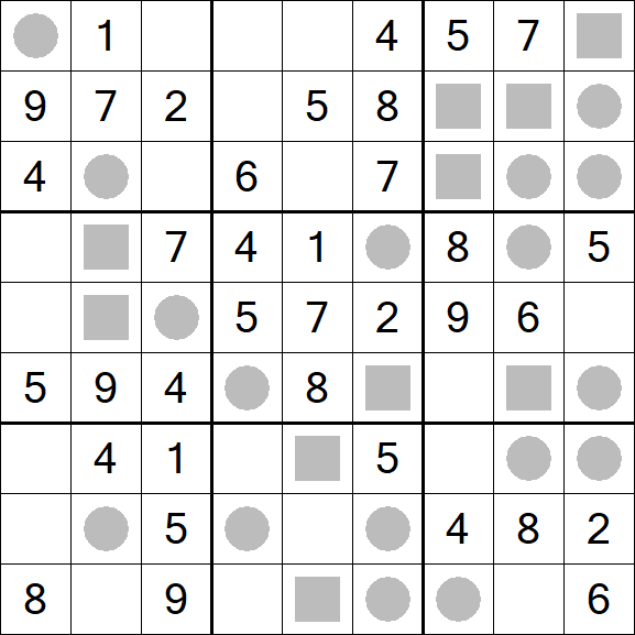 Even-Odd Sudoku - Easy