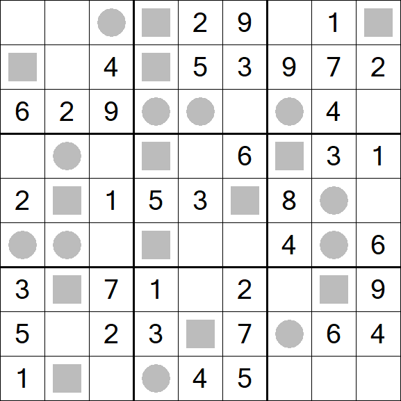 Even-Odd Sudoku - Einfach