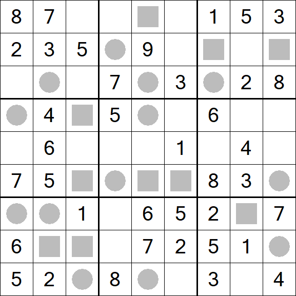 Even-Odd Sudoku - Easy
