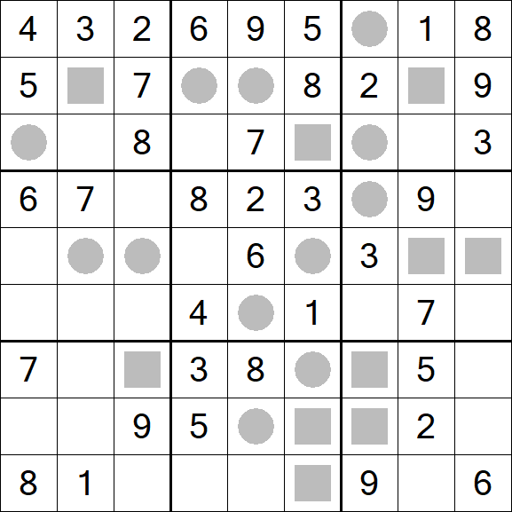 Even-Odd Sudoku - Einfach