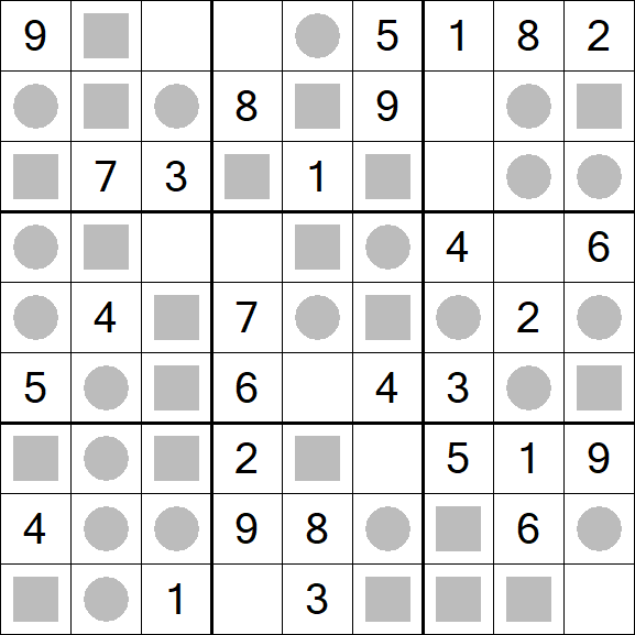 Even-Odd Sudoku - Easy