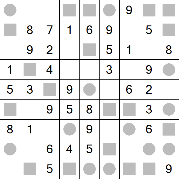 Even-Odd Sudoku - Easy