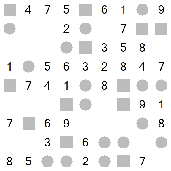 Even-Odd Sudoku - Easy