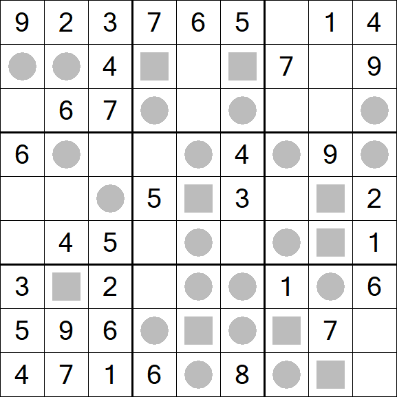 Even-Odd Sudoku - Easy
