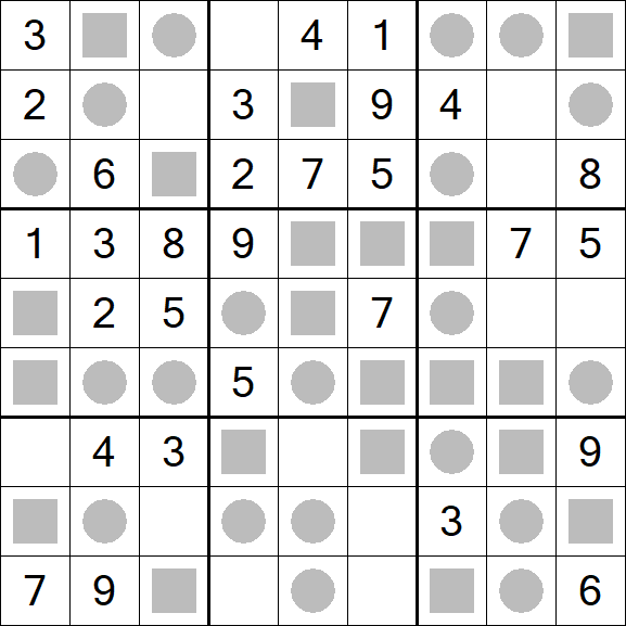 Even-Odd Sudoku - Easy