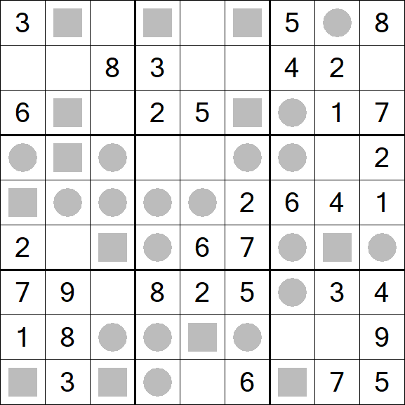 Even-Odd Sudoku - Easy