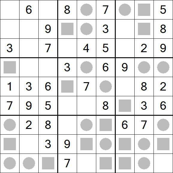 Even-Odd Sudoku - Easy