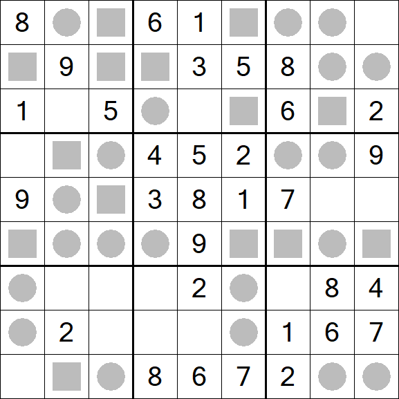 Even-Odd Sudoku - Easy