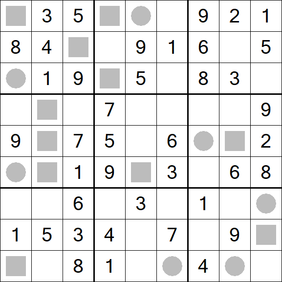 Even-Odd Sudoku - Easy