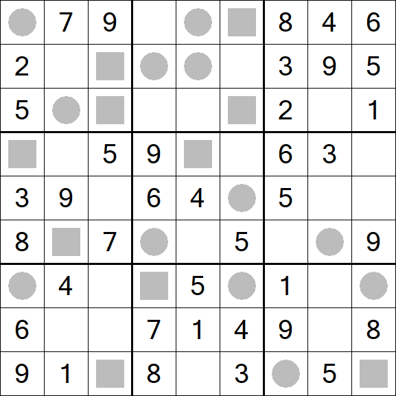 Even-Odd Sudoku - Easy