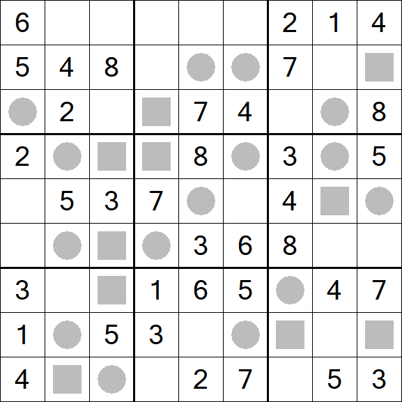 Even-Odd Sudoku - Easy