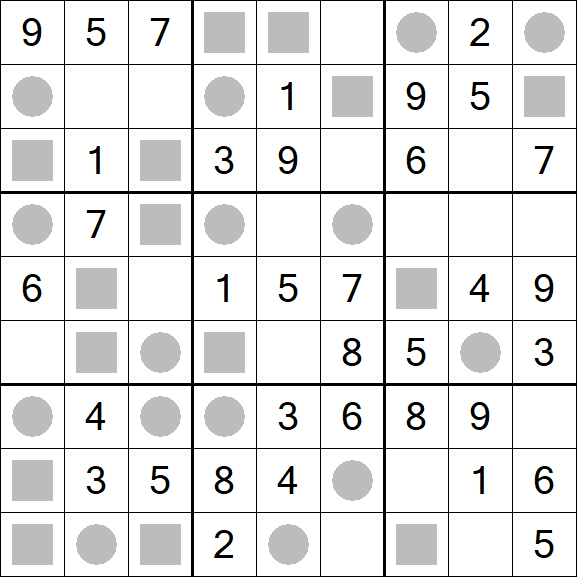 Even-Odd Sudoku - Easy