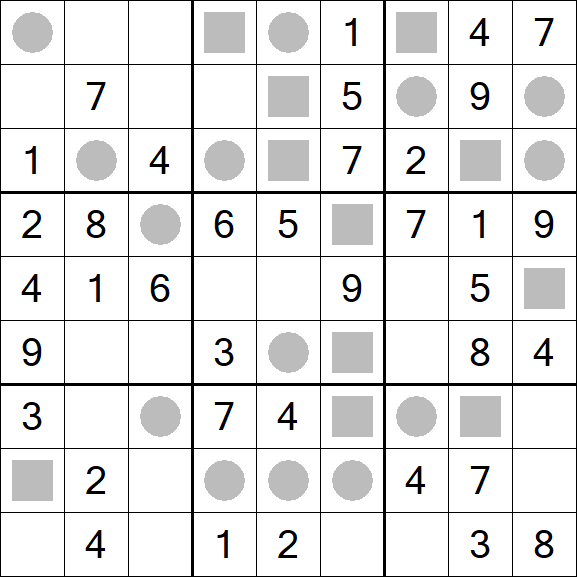 Even-Odd Sudoku - Easy
