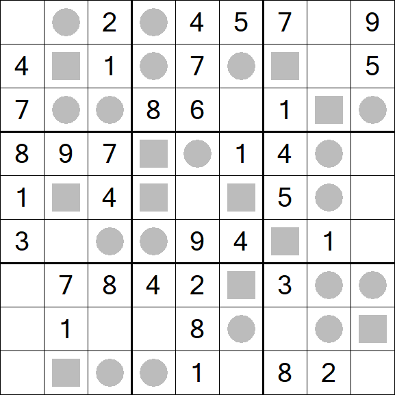 Even-Odd Sudoku - Easy