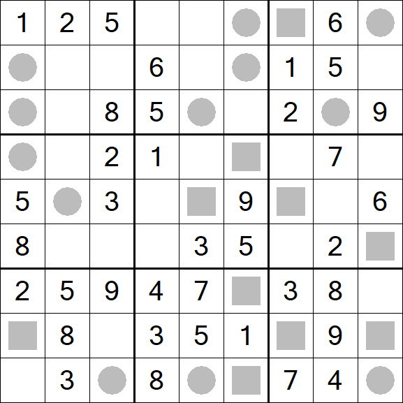 Even-Odd Sudoku - Easy