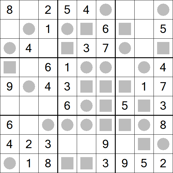 Even-Odd Sudoku - Easy