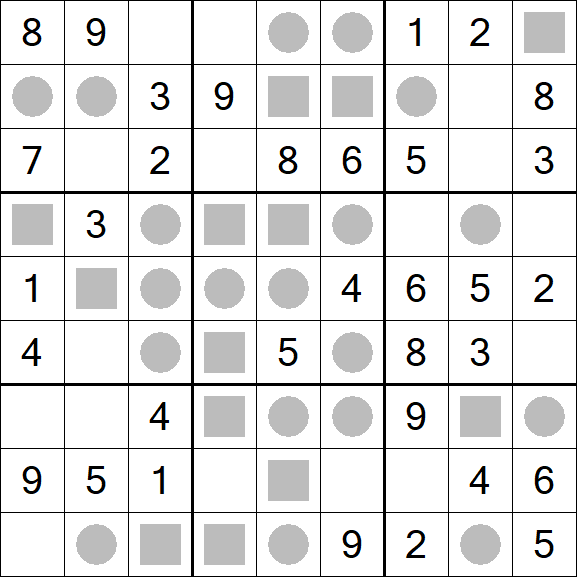 Even-Odd Sudoku - Easy
