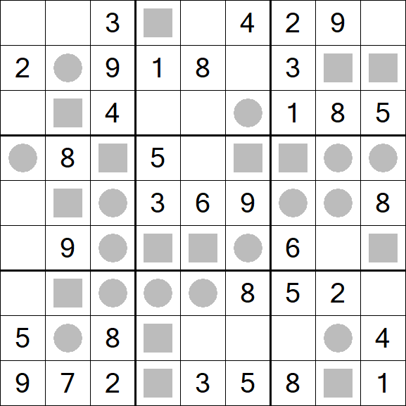 Even-Odd Sudoku - Easy