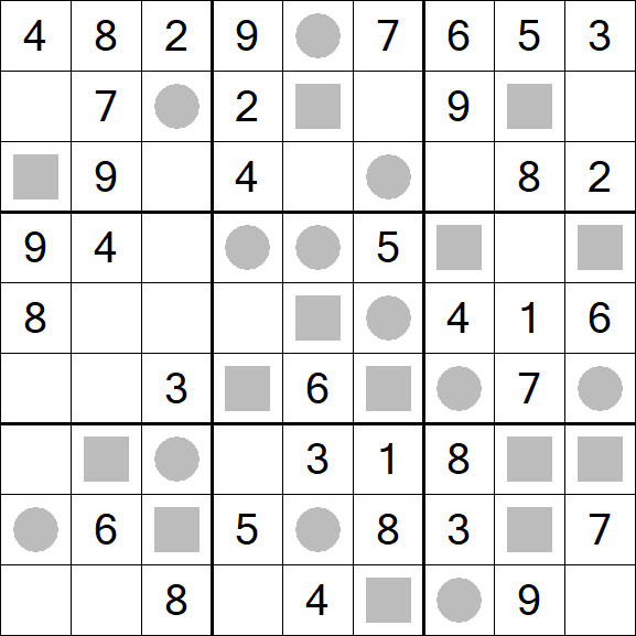 Even-Odd Sudoku - Easy