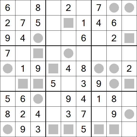 Even-Odd Sudoku - Easy