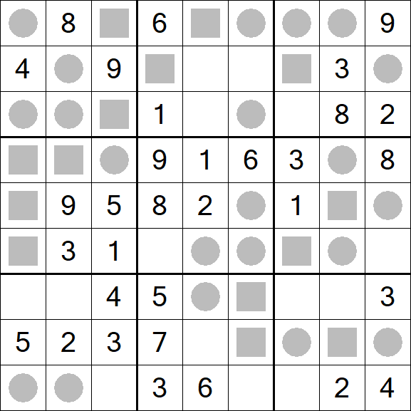 Even-Odd Sudoku - Easy