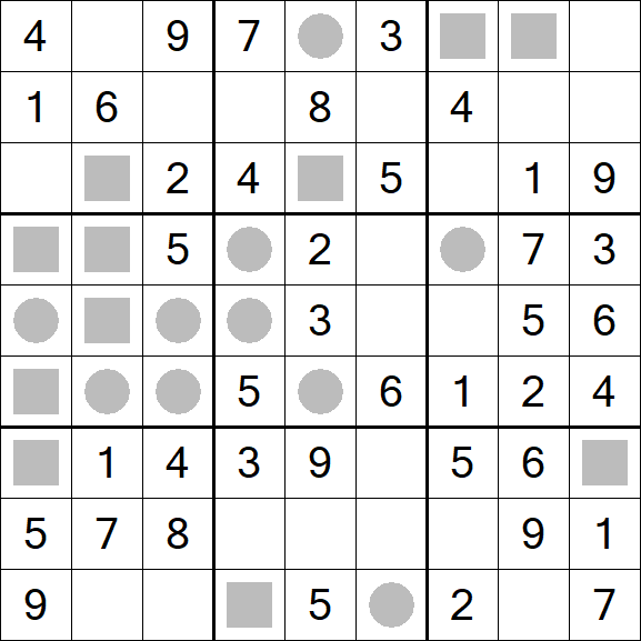 Even-Odd Sudoku - Einfach
