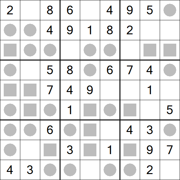 Even-Odd Sudoku - Easy