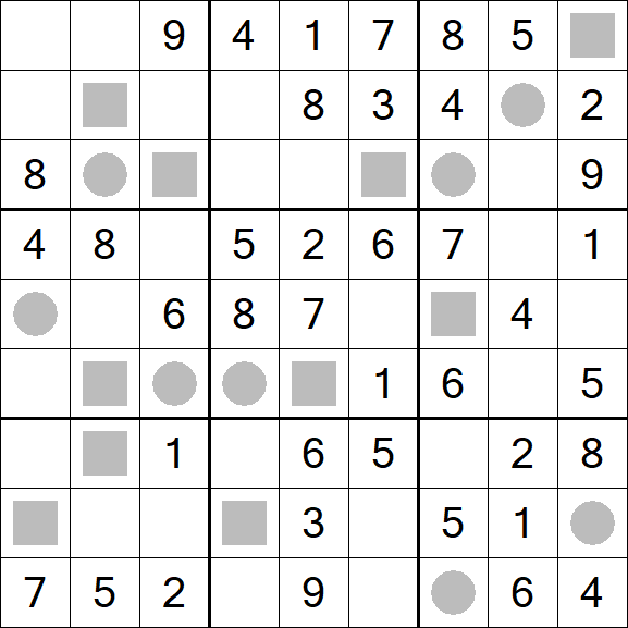 Even-Odd Sudoku - Easy