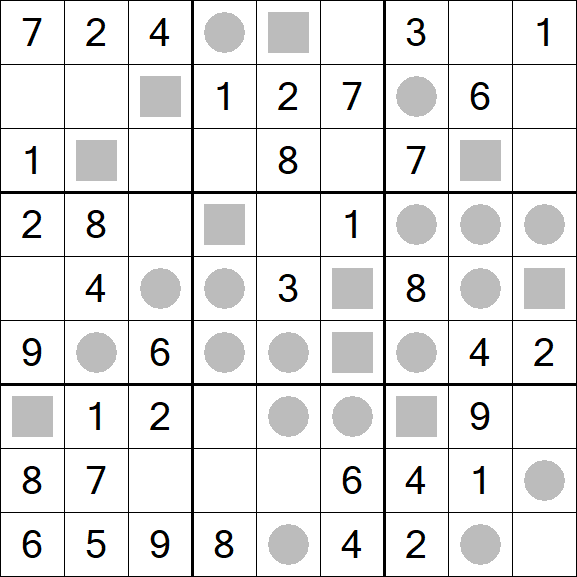 Even-Odd Sudoku - Easy