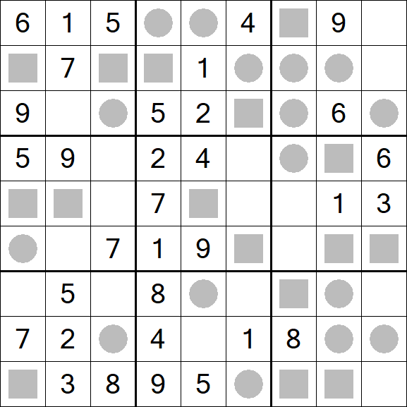 Even-Odd Sudoku - Easy