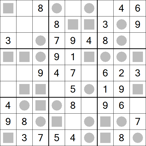 Even-Odd Sudoku - Easy